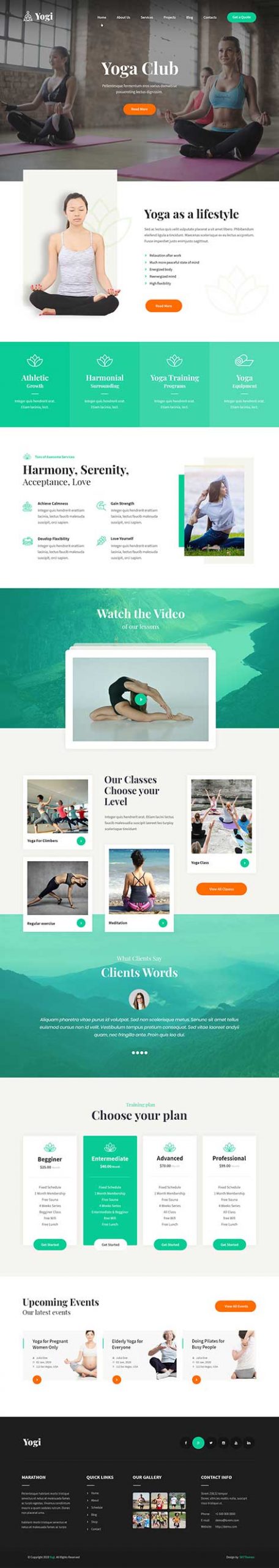 Yoga WordPress theme scaled