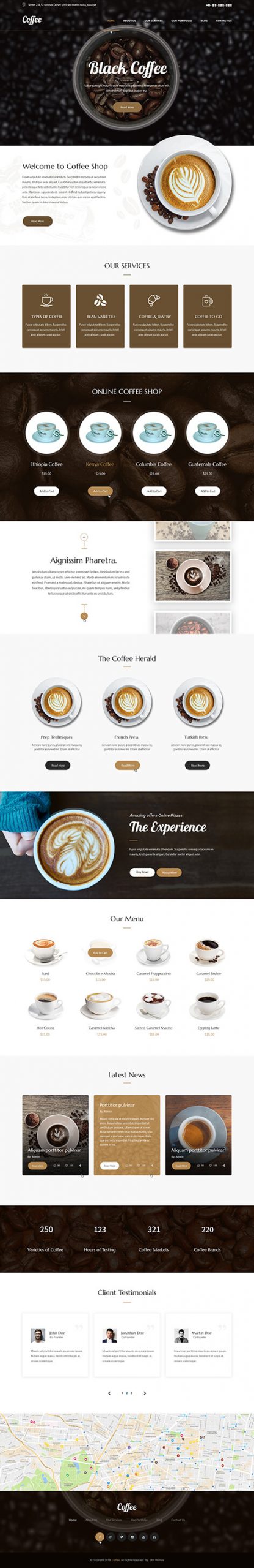 coffee shop wordpress theme2 scaled