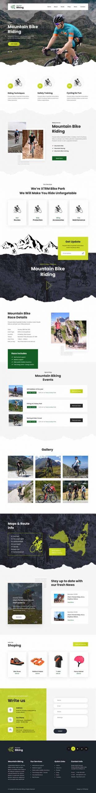 cycling club wordpress theme scaled