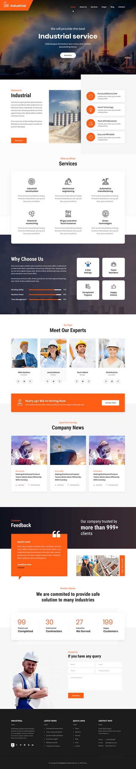 industrial and renovation WordPress theme scaled
