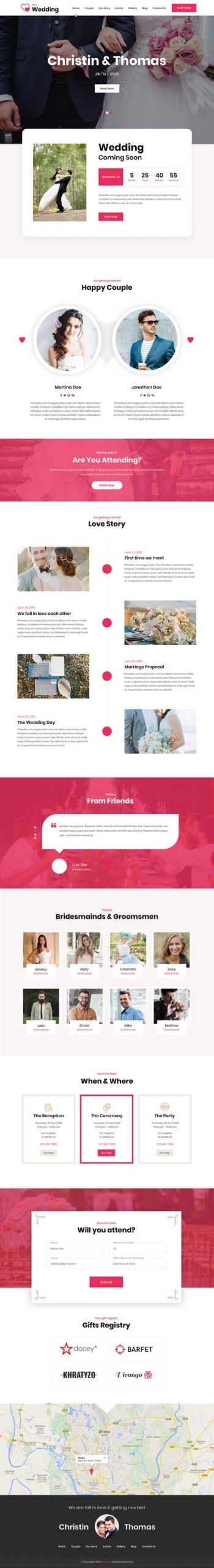 wedding WordPress theme scaled